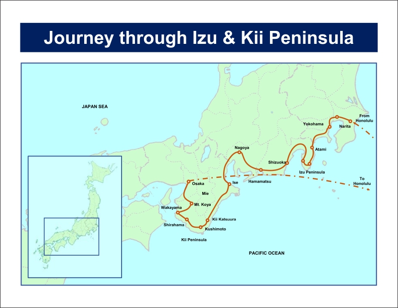 journey through izu and kii